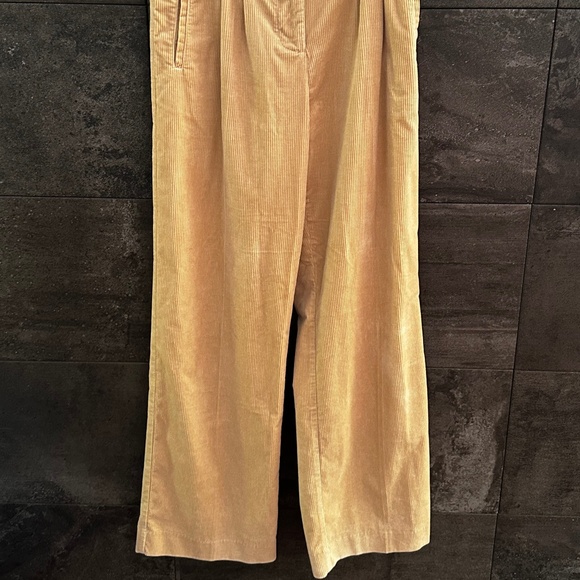 Sezane Cream High-Waisted Trousers - Picture 5 of 12